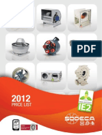 TF01 Price List 2012EN