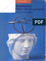 Sambursky, S. - El Mundo Físico de Los Griegos (1956) (Ed. Alianza, 1990)