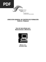 Guía de Aprendizaje, Mantenimiento A Monitores