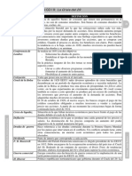 Vocabulario Basico La Crisis Del 29