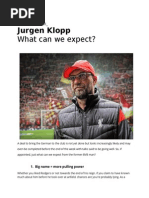 Jurgen Klopp: What Can We Expect?