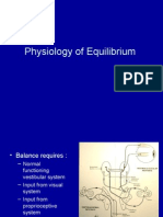 Physiology of Equilibrium