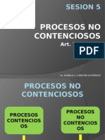 Sesion 4 - Procesos No Contenciosos