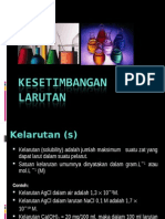 3 Kesetimbangan Larutan