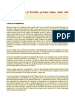 Carta A Un Pesimista y Optimista. Un Periodista en El Concilio