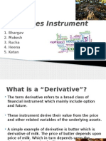 Derivatives Instrument