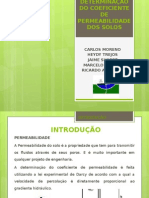 Determinação Do Coeficiente de Permeabilidade (Grupo 4)