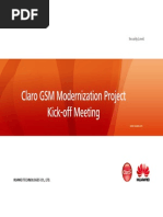 Peru Claro GSM Modernization Project Kick-Off Meeting 20150218 v5