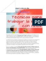 Técnicas para Trabajar La Rabia Con Niños