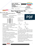 2014 Test Paper DR Homi Bhabha