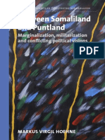 Between Somaliland and Puntland by Markus Hoehne - RVI Contested Borderlands (2015)