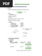 Predimensionamiento Escalera