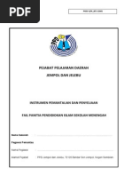 Instrumen Pemantaun Dan Penyeliaan Fail Panitia Pendidikan Islam Sek Men 2011 PPDJJ PDF