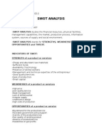 Oppurtunities On A Business - Swot Analysis