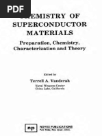 Chemistry of Superconductor Materials Preparation, Chemistry, Characterization and Theory, Vanderah, 839Pp