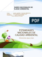 Estandares Nacionales de Calidad Ambiental