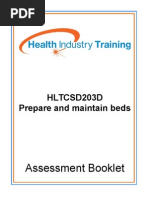 HLTCSD203D Prepare and Maintain Beds