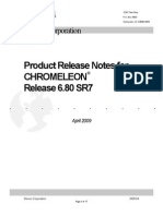 Chromeleon 6.80 SR7 - Release Notes