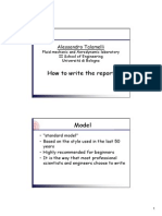 How To Write Report