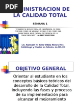 Semana 1 y 2 Calidad Total