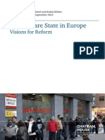 2015 Welfare State For Europe - Vision For Reform - Chatham House (Iain Begg & Fabian Mushövel)