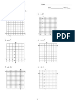 Quadratic Inequalities: y X y X