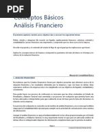 Conceptos Básicos Análisis Financiero