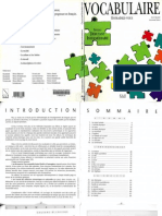 Vocabulaire (Niveau Débutant-Intermediaire)