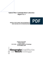 Refractive Index Measurement Using The Michelson Interferometer