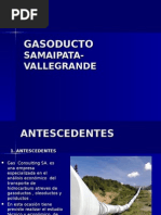 Gasoducto Samaipata - Vallegrande