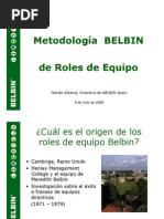 Metodología BELBIN de Roles de Equipo