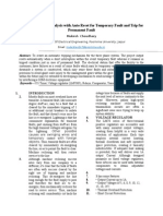 Review - Three Phase Fault Analysis With Auto Reset For Temporary Fault and Trip For Permanent Fault