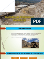 Métodos de Explotaciòn Superficial PDF