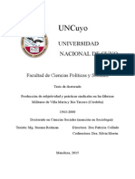 Producción de Subjetividad en Fabricaciones Militares Río Tercero y Villa María (1943-2000)