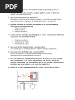 Resolucion Del Primer Examen de Maquinas Electricas