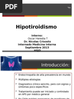 Hipotiroidismo en APS