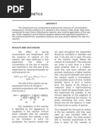 Chemical Kinetics