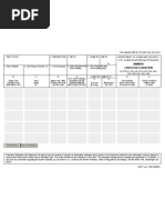 U.S. Customs Form: CBP Form 1302 - Inward Cargo Declaration