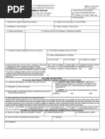 U.S. Customs Form: CBP Form 7514 - Drawback Notice (Lading/FTZ Transfer)