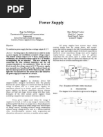 Power Supply Lab Report