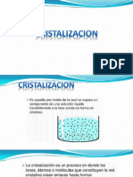 Cristalizacion y Secado