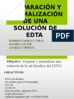 Preparación y Normalización de Una Solución de Edta