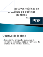 Perspectivas Teoricas de Políticas Públicas