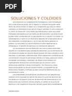 Soluciones y Coloides