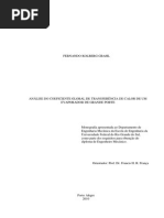 Análise Do Coeficiente Global de Transferência de Calor de Um Evaporador de Grande Porte