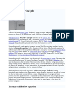 Bernoulli's Principle: Incompressible Flow Equation