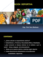 Taller Nutricion Aplicada Al Deporte y Fitness