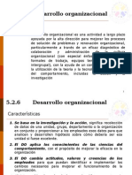 Capitulo 5 Desarrollo Organizacional