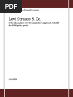 Levi Strauss - Managing Human Resources