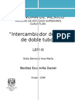 Intercambiador de Doble Tubo